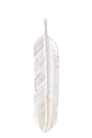 画像1: Taro Washimi タロウ ワシミ 鷲見太郎 L flight feather K18 top 02{-BES}{E-43}