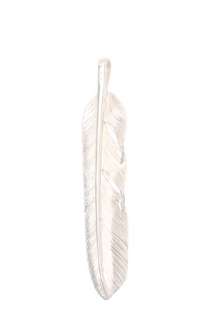 画像1:  {SOLD} Taro Washimi タロウ ワシミ 鷲見太郎 M K18PG flight feather 01 {-BJA}  :1FFM01-PG-F 