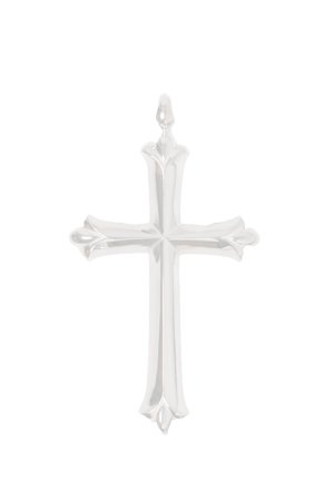 画像1:   Taro Washimi タロウ ワシミ 鷲見太郎 Medium cross pendant {WT20260318-02-BFS}  :1MDCROSS-F 