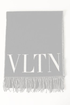 画像1:   Valentino ヴァレンティノ VLTN ウール x カシミア マフラー {YER033PTX-BBA}  :1Y2ER033PTX-ONI-F 