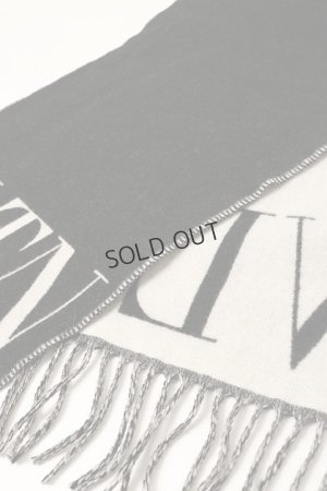 画像3: {SOLD}Valentino ヴァレンティノ VLTN ウール x カシミア マフラー{YER033PTX-BBA}