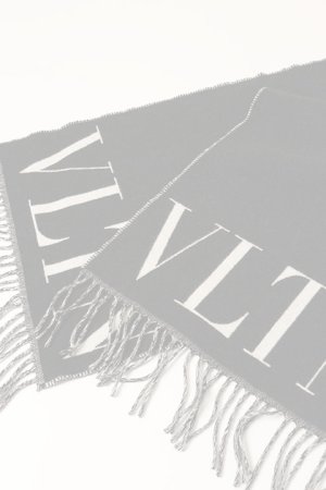 画像5:   Valentino ヴァレンティノ VLTN ウール x カシミア マフラー {YER033PTX-BBA}  :1Y2ER033PTX-ONI-F 
