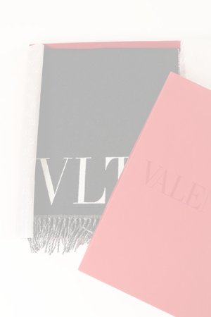画像7:   Valentino ヴァレンティノ VLTN ウール x カシミア マフラー {YER033PTX-BBA}  :1Y2ER033PTX-ONI-F 