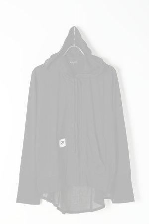 画像1:  {SOLD} ANN DEMEULEMEESTER アンドゥムルメステール HOODIE ELMER BLACK+TIRIEL {2001-2420P-237-099-BLK-BJS}  :20012420P237BK-38 
