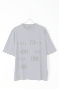  {SOLD} ANN DEMEULEMEESTER アンドゥムルメステール T-SHIRT JERRY INDIGO+PRINT {2007-3801-226-059-BLU-BJS}  :20073801226-BL-XS 