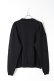 画像5: {SOLD}ANN DEMEULEMEESTER アンドゥムルメステール SWEATER TRIKOT BLACK+BADGE+PRINT INDIGO{2007-3803-238-099-BLK-BJS} (5)