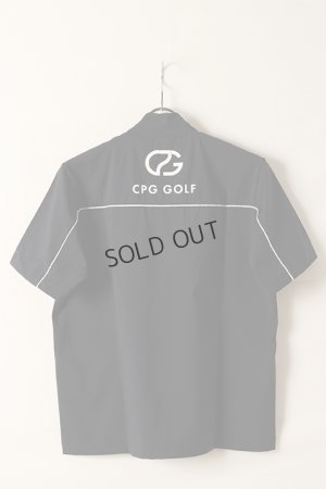 画像6: {SOLD}CPG GOLF シーピージーゴルフ ロゴパイピングつきモックネックシャツ{-BDS}