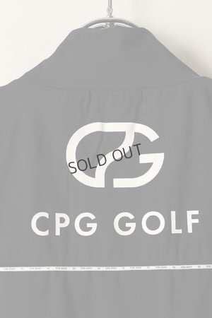 画像5: {SOLD}CPG GOLF シーピージーゴルフ ロゴパイピングつきモックネックシャツ{-BDS}