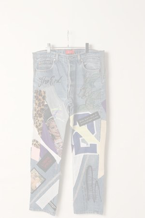 画像1:  {SOLD} guernika ゲルニカ Denim Pants (Mixed Media){-BDA}{E-}