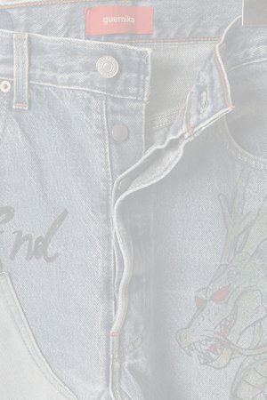 画像3:  {SOLD} guernika ゲルニカ Denim Pants (Mixed Media){-BDA}{E-}