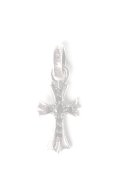   CHROME HEARTS クロムハーツ CHクロス ベビーファット パヴェブラックダイヤチャーム シルバー {-BES}  :CH202501-18-SLV-F 