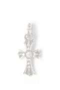   CHROME HEARTS クロムハーツ CHクロス ベビーファット パヴェダイヤチャーム シルバー {-BES}  :CH202501-13-SLV-F 