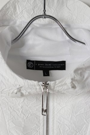 画像2: a good bad influence アグッドバッドインフルエンス WRINKLED ANORAK HOODIE{-BES}