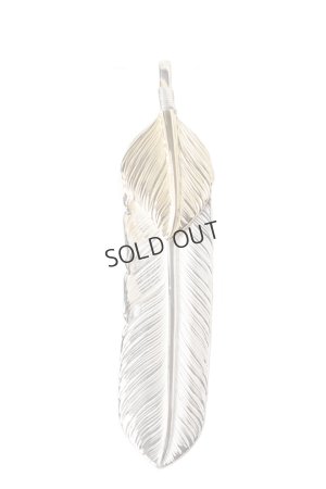 画像1: {SOLD}Taro Washimi タロウ ワシミ 鷲見太郎 L flight feather 02/L K18 flight heart feather 02{-BES}{E-11}