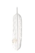   Taro Washimi タロウ ワシミ 鷲見太郎 L arabesque flight feather 02/S K18 flower metal/diamond 2mm {-BES}  {E-20}  :WT-202504_20-F 