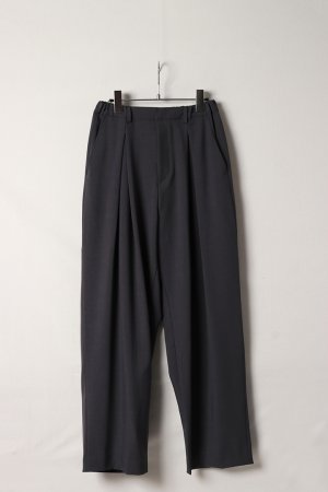 画像1: ekat エカット(UNISEX) DOUBLE TUCK WIDE PANTS{-BEA}
