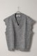 画像1: ekat エカット(UNISEX) DAMAGE LAYERED KNIT VEST{-BEA} (1)
