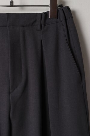 画像2: ekat エカット(UNISEX) DOUBLE TUCK WIDE PANTS{-BEA}