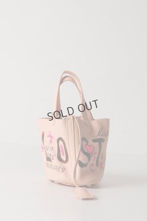 画像4: {SOLD}guernika ゲルニカ Cube Bag / size MINI / Peach pink{E-}{GR-MCB-1-BEA}