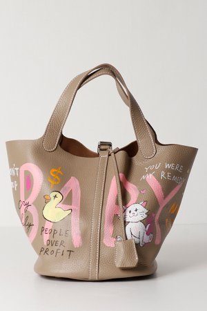 画像3: guernika ゲルニカ Cube Bag / size L / Beige{E-}{GR-CB-1-BEA}