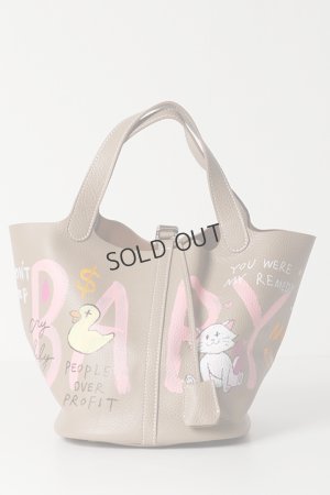 画像3: {SOLD}guernika ゲルニカ Cube Bag / size L / Beige{E-}{GR-CB-1-BEA}