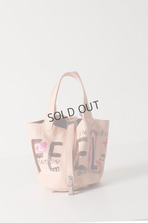 画像2: {SOLD}guernika ゲルニカ Cube Bag / size MINI / Peach pink{E-}{GR-MCB-1-BEA}