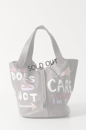 画像1: {SOLD}guernika ゲルニカ Cube Bag / size L / Gray{E-}{GR-CB-1-BEA}