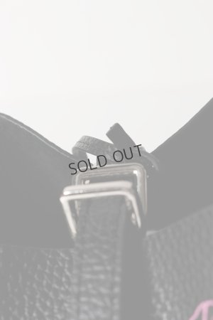 画像5: {SOLD}guernika ゲルニカ Cube Bag / size S / Black{E-}{GR-CB-3-BEA}