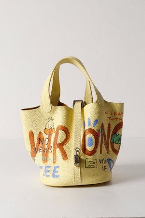 画像2: guernika ゲルニカ Cube Bag / size S / Butter yellow{E-}{GR-CB-3-BEA}