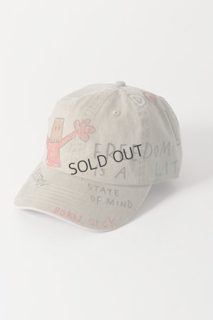 画像1: guernika ゲルニカ Paint cap{E-}{-BEA}