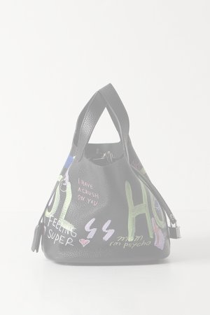 画像4:   guernika ゲルニカ Cube Bag / size S / Black{E-}{GR-CB-3-BEA}