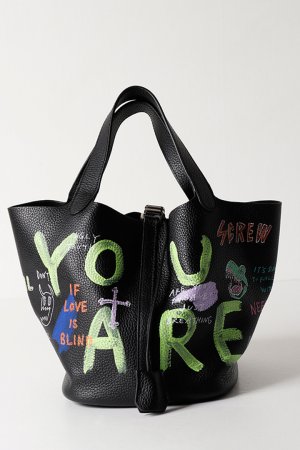 画像4: guernika ゲルニカ Cube Bag / size L / Black{E-}{GR-CB-1-BEA}