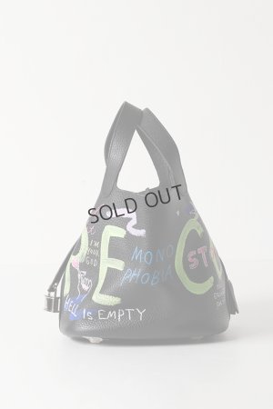 画像2: {SOLD}guernika ゲルニカ Cube Bag / size S / Black{E-}{GR-CB-3-BEA}