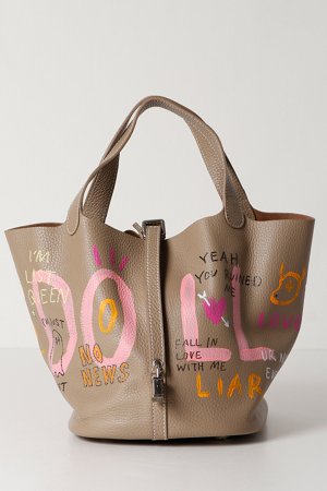 画像1: guernika ゲルニカ Cube Bag / size L / Beige{E-}{GR-CB-1-BEA}