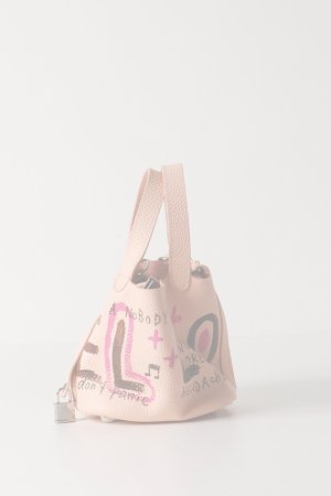 画像3:   guernika ゲルニカ Cube Bag / size MINI / Peach pink{E-}{GR-MCB-1-BEA}