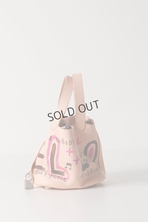 画像3: {SOLD}guernika ゲルニカ Cube Bag / size MINI / Peach pink{E-}{GR-MCB-1-BEA}