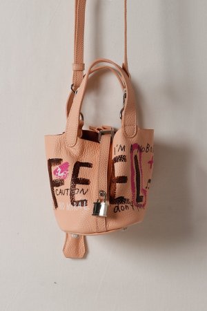 画像1: guernika ゲルニカ Cube Bag / size MINI / Peach pink{E-}{GR-MCB-1-BEA}