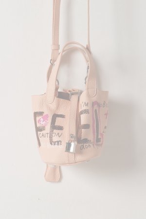 画像1:   guernika ゲルニカ Cube Bag / size MINI / Peach pink{E-}{GR-MCB-1-BEA}
