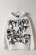 guernika ゲルニカ Paint Hoodie{E-}{-BEA}