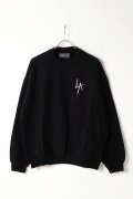 LOCAL AUTHORITY ローカルオーソリティ LA SLASH CREW NECK FLEECE{-BDA}