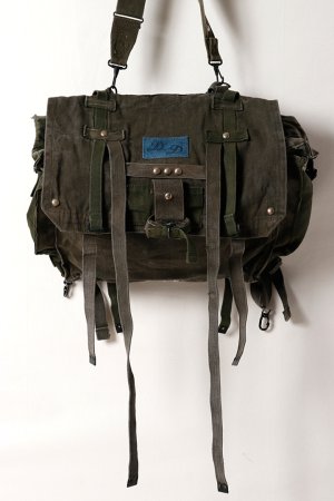 画像1: DENIM DOCTORS デニムドクターズ 2WAY MILITARY STUDS BAGPACK{-BEA}