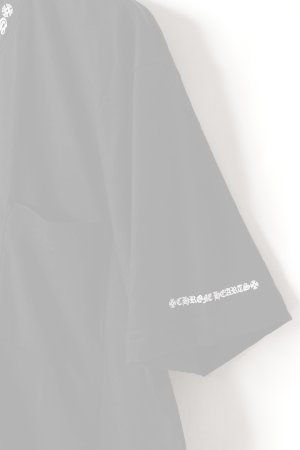 画像3:   CHROME HEARTS クロムハーツ ネックロゴ S/S Tシャツ {-BFS}  :CH202606-06-XL 