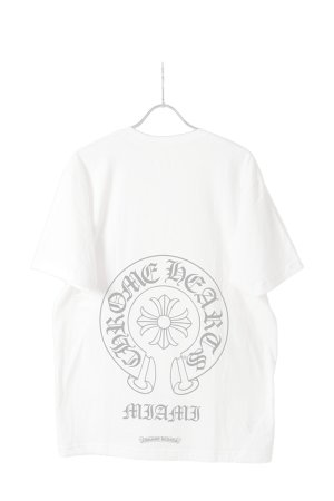 画像2:   CHROME HEARTS クロムハーツ  【マイアミ限定】 ホースシュー S/S Tシャツ {-BFS}  :CH202606-07-L 
