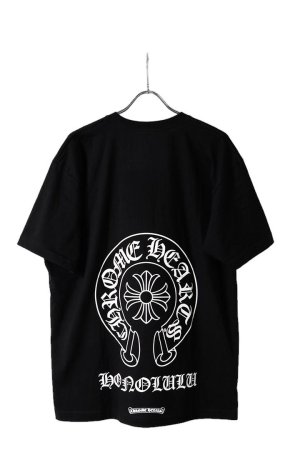 画像1: CHROME HEARTS クロムハーツ  【ホノルル限定】 ホースシュー S/S Tシャツ{-BFS}
