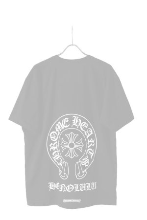 画像1:   CHROME HEARTS クロムハーツ  【ホノルル限定】 ホースシュー S/S Tシャツ {-BFS}  :CH202606-05-XL 