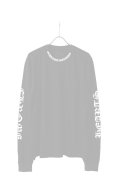 CHROME HEARTS クロムハーツ ネックロゴ L/S Tシャツ{-BFS}
