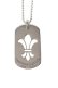 画像1: CHROME HEARTS クロムハーツ DOG TG-CH FLEUR-SLV-Ncklce／フレア ドッグタグ ペンダント{-BFS} (1)