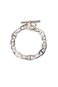 ★海外買付 新品 インボイス付 HERMES エルメス Bracelet Chaine d'Ancre／シェーヌダンクル 14コマ{-BFS}
