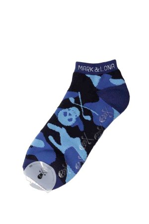 画像1: MARK & LONA マークアンドロナ Gauge Camo Sneaker Socks | MEN{-BFA}