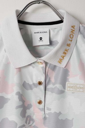 画像2: MARK & LONA マークアンドロナ Element Camo Mesh Polo | WOMEN{-BFA}